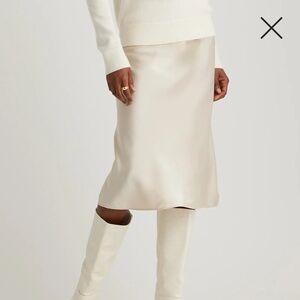 Quince 100% washable silk skirt xs